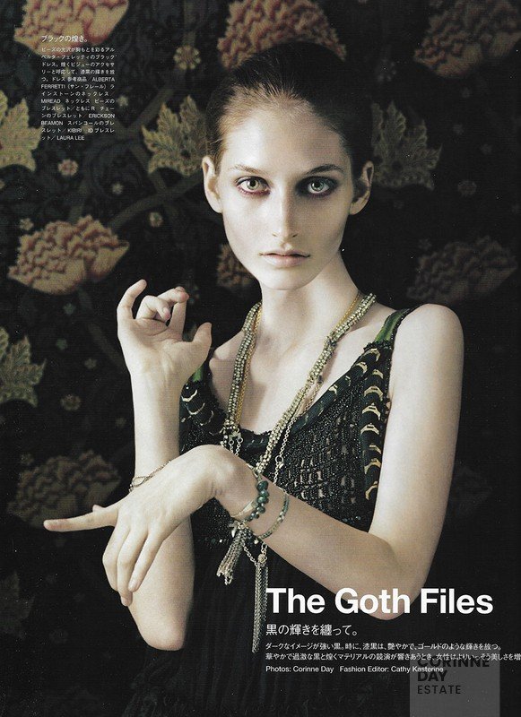 The Goth Files, Vogue Nippon, November 2006 — Image 1 of 7